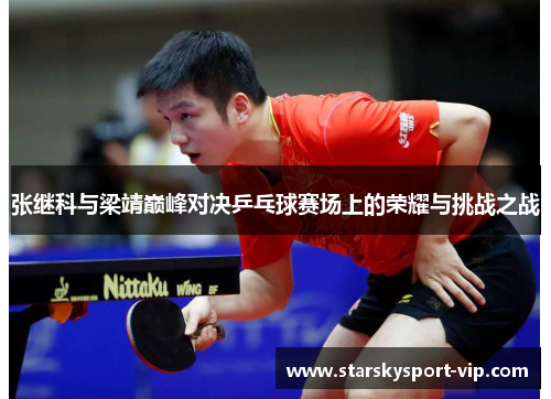 张继科与梁靖巅峰对决乒乓球赛场上的荣耀与挑战之战